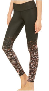 Alo Yoga City Lights Print Leggings – XS – High Waist – Excellent Photo 0