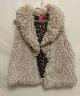 Betsey Johnson Curly faux shearling fur mongolian vest shrug size medium Photo 0