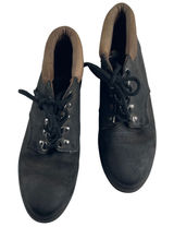 Timberland Women's Black Leather Ankle Boots Lace Up Lug Sole Casual Shoes‎ 10 M Photo 0