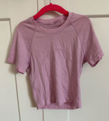 Swiftly Tech Cropped Lululemon Short Sleeve 2.0 Pink Baby Photo 0