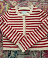 NVLT Anthropologie Stripped Cardigan Sweater Photo 0