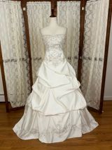 Stunning New David’s Bridal Beaded Ball Gown Wedding Gown Photo 0