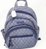 Preowned Vera Bradley Essential Small Back Pack Moonlight Navy MSRP $98 plus $39 Photo 0