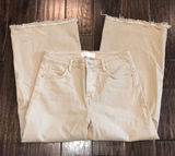 Risen tan wide leg jeans size 9/29 Photo 0