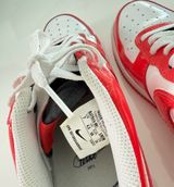 Custom Red and White Nike Air Force 1 Photo 0