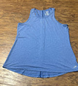 Avia women's size large racerback activewear tank top gray/blue Mesh back style #AVL18080 Photo 0
