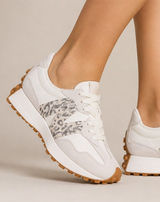 New Balance 327 Sea Salt Leopard Print Sneakers Size 11.5 Womens 10 Mens Photo 0