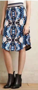 Anthropologie Moth Antica Sweater Skirt Blue XS Photo 0