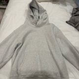Aritzia Perfect Fit Fleece Hoodie heather grey Photo 0