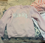 Women’s Parke Mockneck Sweatshirt Pink Photo 0