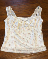 Pink Rose Tank Top Floral Photo 0