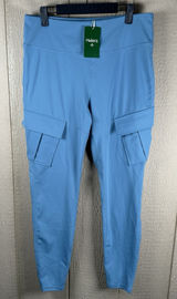NEW Halara HaloTek Air Womens Sz XL Cargo Pocket Leggings Butt Lift Blue Stretch Photo 0