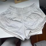 White Lululemon Hotty Hot Shorts 2.5" Photo 0
