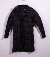 The North Face Women's Quilted Puffer Goose Down Blend Fill Midi Jacket Black S Photo 0