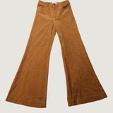 Rolla's Eastcoast Flare Pants 29 Camel Brown Corduroy High Rise 70s Retro Photo 0