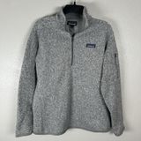 Patagonia Women's Better Sweater 1/4-Zip Fleece Pullover Size Large Heather Gray Photo 0