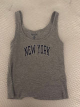 John Galt Tank Top New York Gray Photo 0
