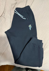 GOAT USA fleece joggers. Has side pockets and one back pocket. Excellent used condition. Worn and washed once, never dried. Photo 0