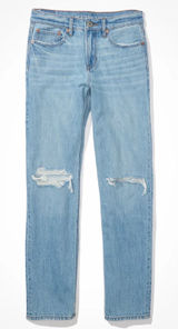 AE American Eagle Eagle outfitters 90s Straight Jean Comfort Stretch Waistband 4 Photo 0