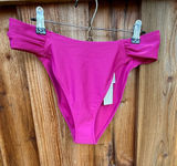 Abercrombie & Fitch Hot Pink High-Cut Bikini Bottom Photo 0