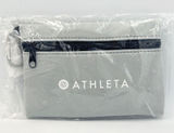 Athleta‎ Pouch Power of We x 200 Gray Zippered Accessory Bag with Carabiner NEW Photo 0