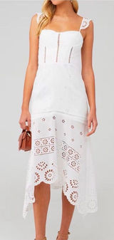 Karina Grimaldi Irma Eyelet Maxi Dress Photo 0