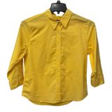 Vintage Polo Jeans CO Ralph Lauren Yellow Button Down Shirt Women's Size XL Y2K Photo 0