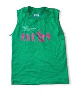 Vintage 1990s Green Graphic Tank Top “Children: Our Investment in the Future” Photo 0