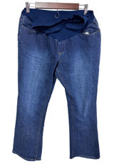 Motherhood‎ Maternity Jeans Womens Secret Fit Belly Bootcut Blue L Photo 0