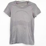 Lululemon Womens Swiftly Tech Short Sleeve Athletic Gym Workout Tee Gray Photo 0