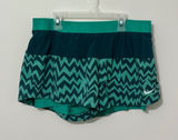 Nike Running Skort Dri-FIT Athletic Skirt Shorts Green Chevron‎ Size L Photo 0