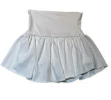 Women's Athletic Skort Skirt Solid White A-Line Pleated Mini Shorts Tennis Golf Photo 0