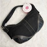 y2k Coach Vintage Soho Black Hobo Shoulder Bag Photo 0