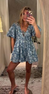 Altar'd State denim romper Blue Size XS Photo 0