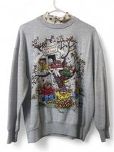 Vintage fall bear sweatshirt Gray Size M Photo 0