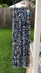 Japna NEW Goa Beachwear Tiger Print Maxi Dress S Photo 0