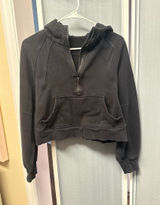 Lululemon Scuba Oversized Half-Zip Hoodie Black XS/S Photo 0