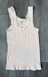 John Galt baby pink lace tank Photo 0