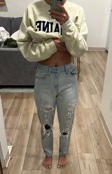 High waisted, mom jeans Size 0 Photo 0