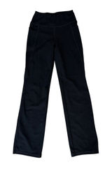 Jockey Activewear Pants Womens XS High Waisted Straight Leg Pockets Black Photo 0