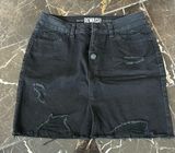 Black Denim Skirt Photo 0