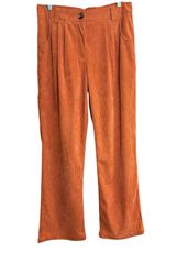 Halara Bombay Brown Mid Rise Corduroy Pants New with Tags Photo 0