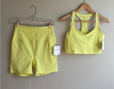 NWT Crop Tank & High-Waist Shorts Set Photo 0
