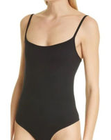 Simon Miller‎ Ano Square Neck XL Bodysuit Black Cami Photo 0