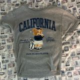 A cute tight tee Gray Photo 0