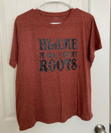 EUC | SHEIN women’s burnt orange cowboy western relaxed‎ lounge casual tshirt XL Photo 0