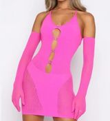 White Fox Boutique Mini Dress Hot Pink Photo 0