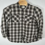 Denim & Supply Ralph Lauren Flannel Shirt Womens Large‎ Brown Plaid RL Utility Photo 0