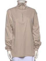 Bogner Mock Neck Long Sleeve Oversized 1/4 Zipped Sweatshirt Size M Photo 0