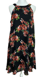 Betsey Johnson Halter Dress Floral Size 8 Flowers Flowy Lined Y2K‎ Romantic Photo 0